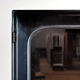 Vintage Glass & Iron Medical Cabinet, 1970s