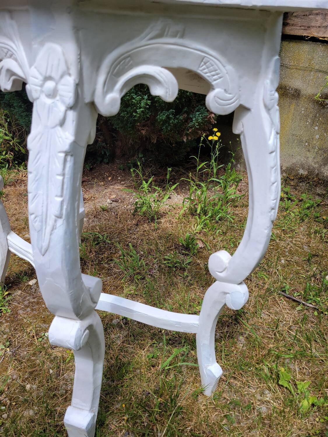 Painted wooden console