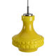 Suspension Peil et Putzler space age 'waffeled' jaune