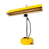 Lampe de bureau fluorescente vintage jaune