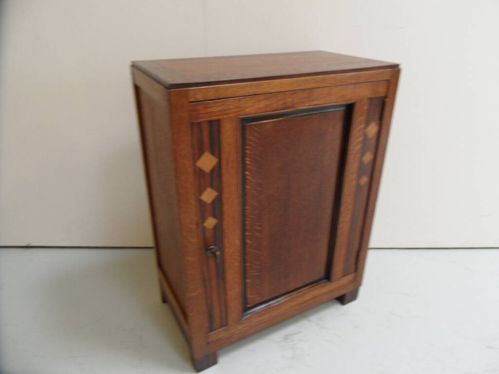 Art Deco one door cabinet Amsterdam School
