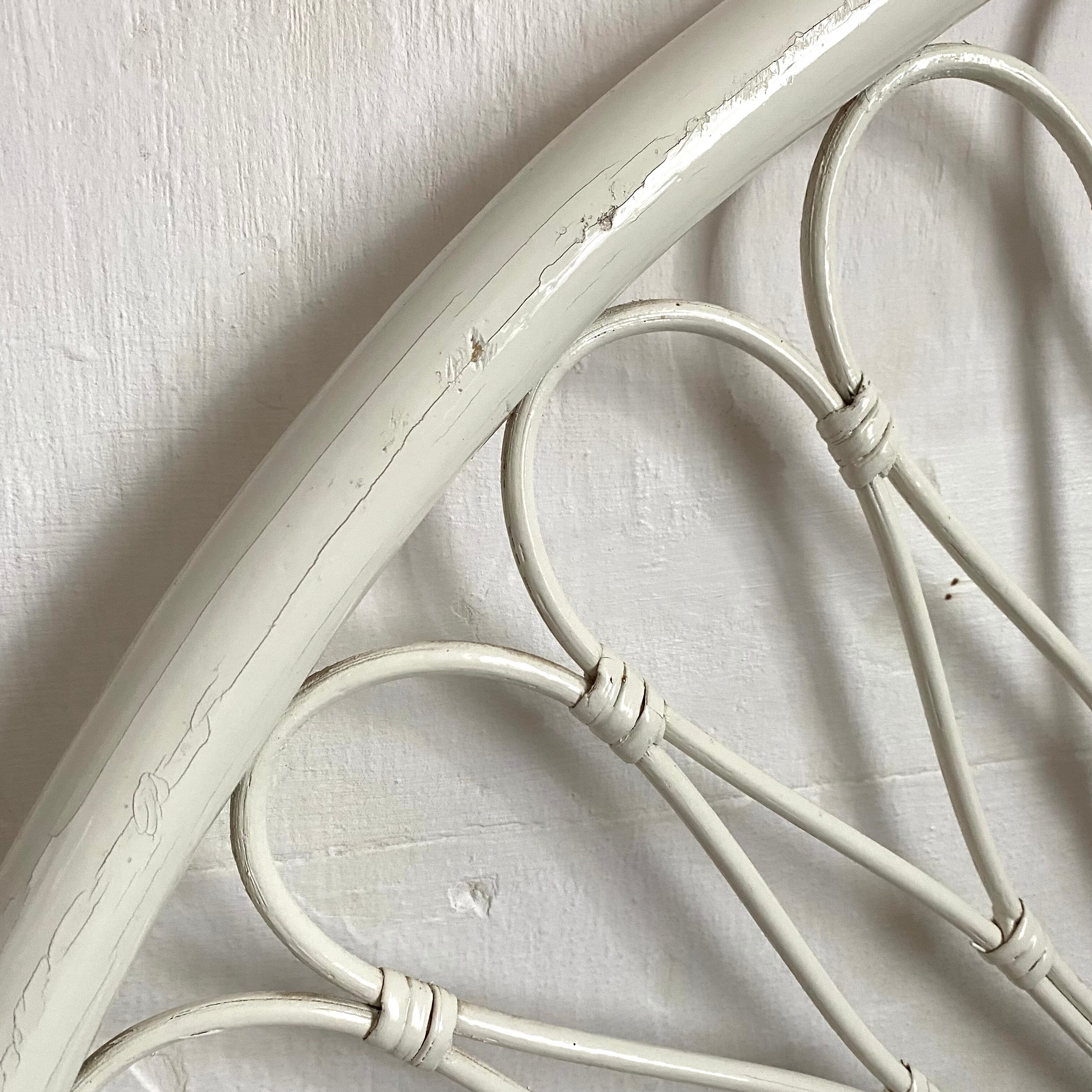 Rattan headboard 1 person