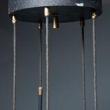 Chandelier in handblown glass Vistosi Italy 1950s