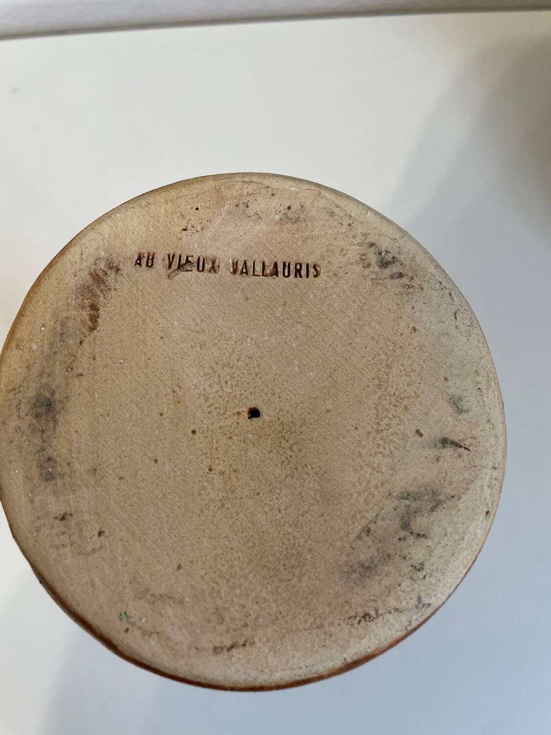 Candle holder "at the old Vallauris"