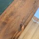 Old flat wooden desk