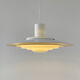 Suspension Kastholm blanche par Nordisk Solar