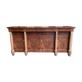 Empire style row in mahogany and oak veneer