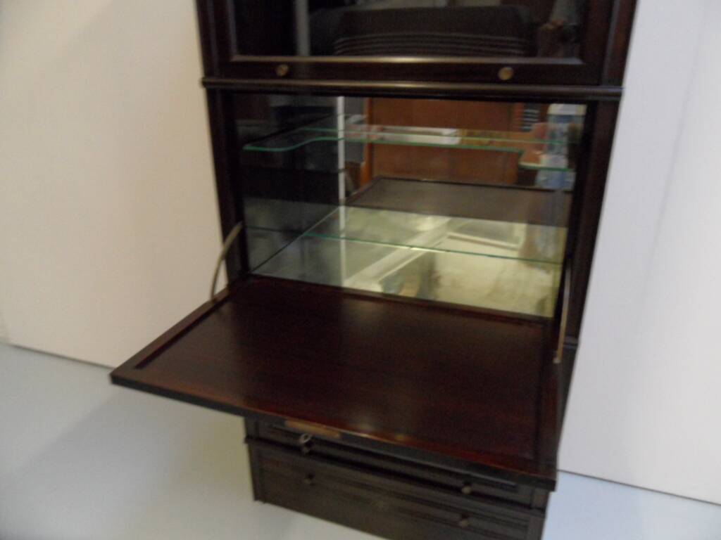 Vintage mahogany stackable bookcase 1960's