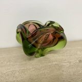 Mid century Murano glass bowl , 1970s