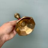 Vintage brass candlestick - candle holder
