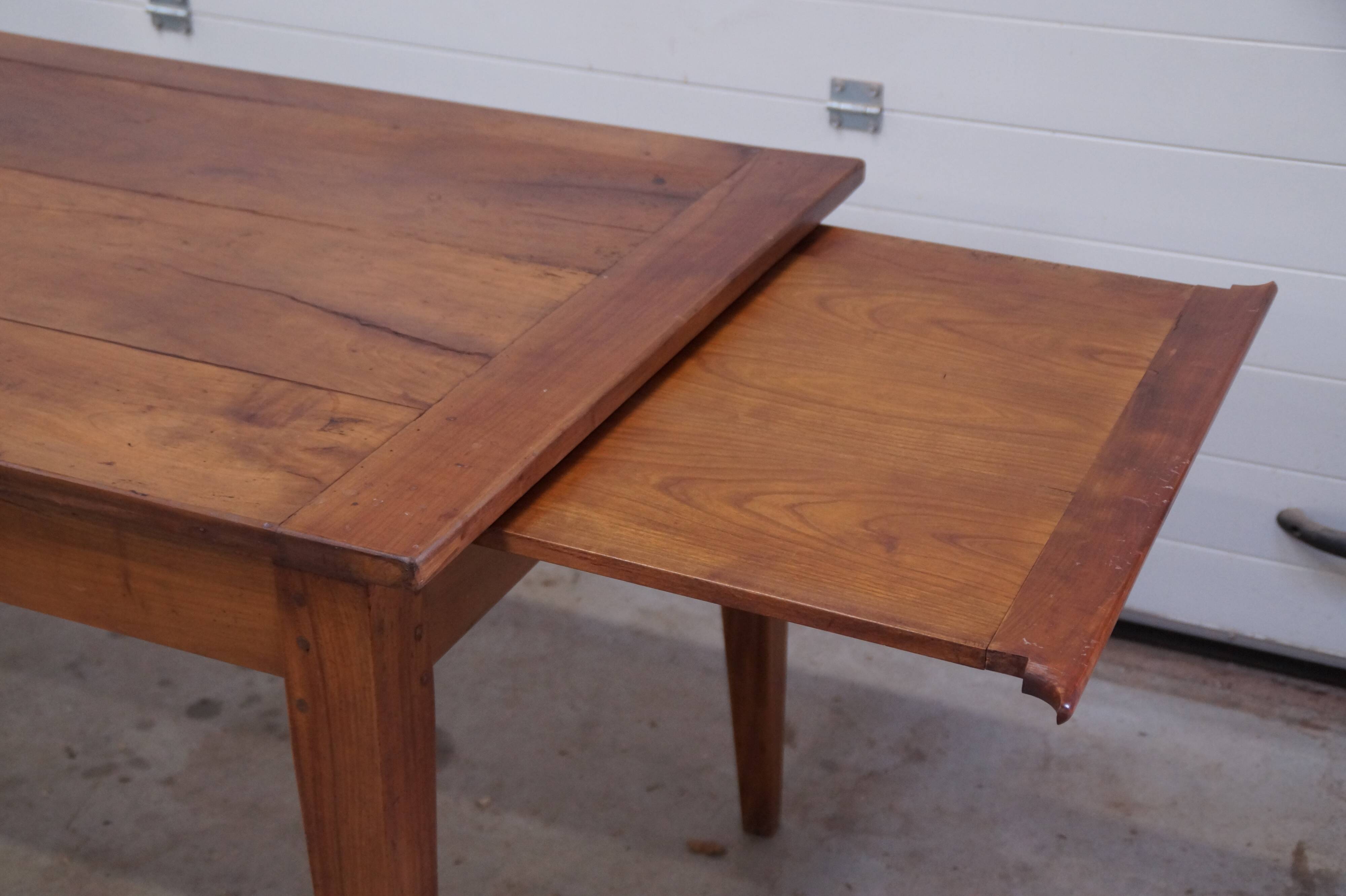 Table de ferme ancienne extensible