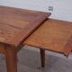 Table de ferme ancienne extensible