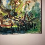 Impressionist oil on canvas by Gérard Jasseny