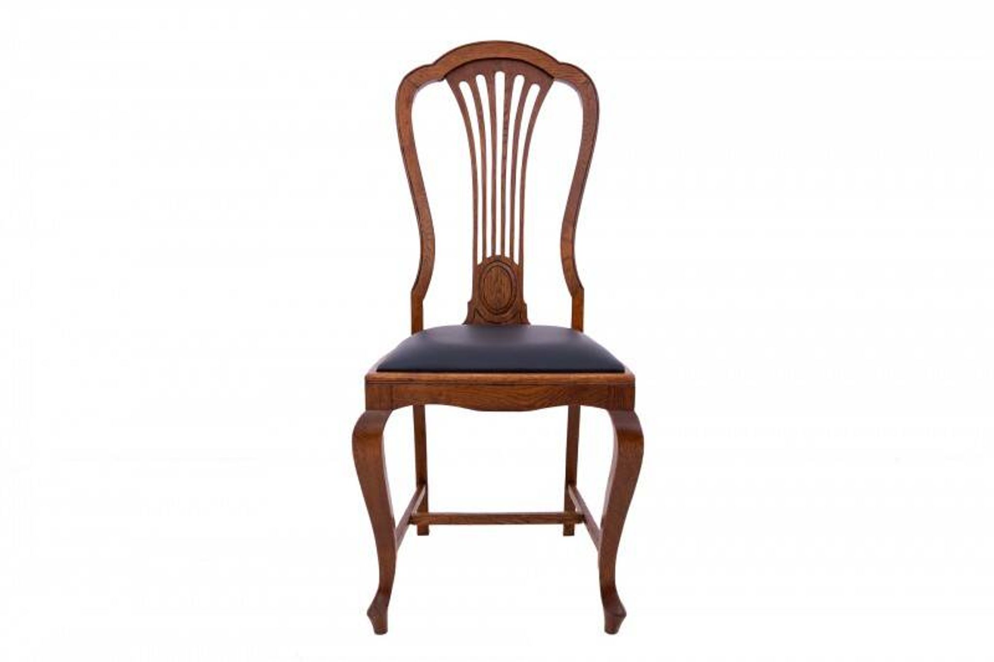 Large extendable table with eight chairs, late 19th century, France. After renovation.