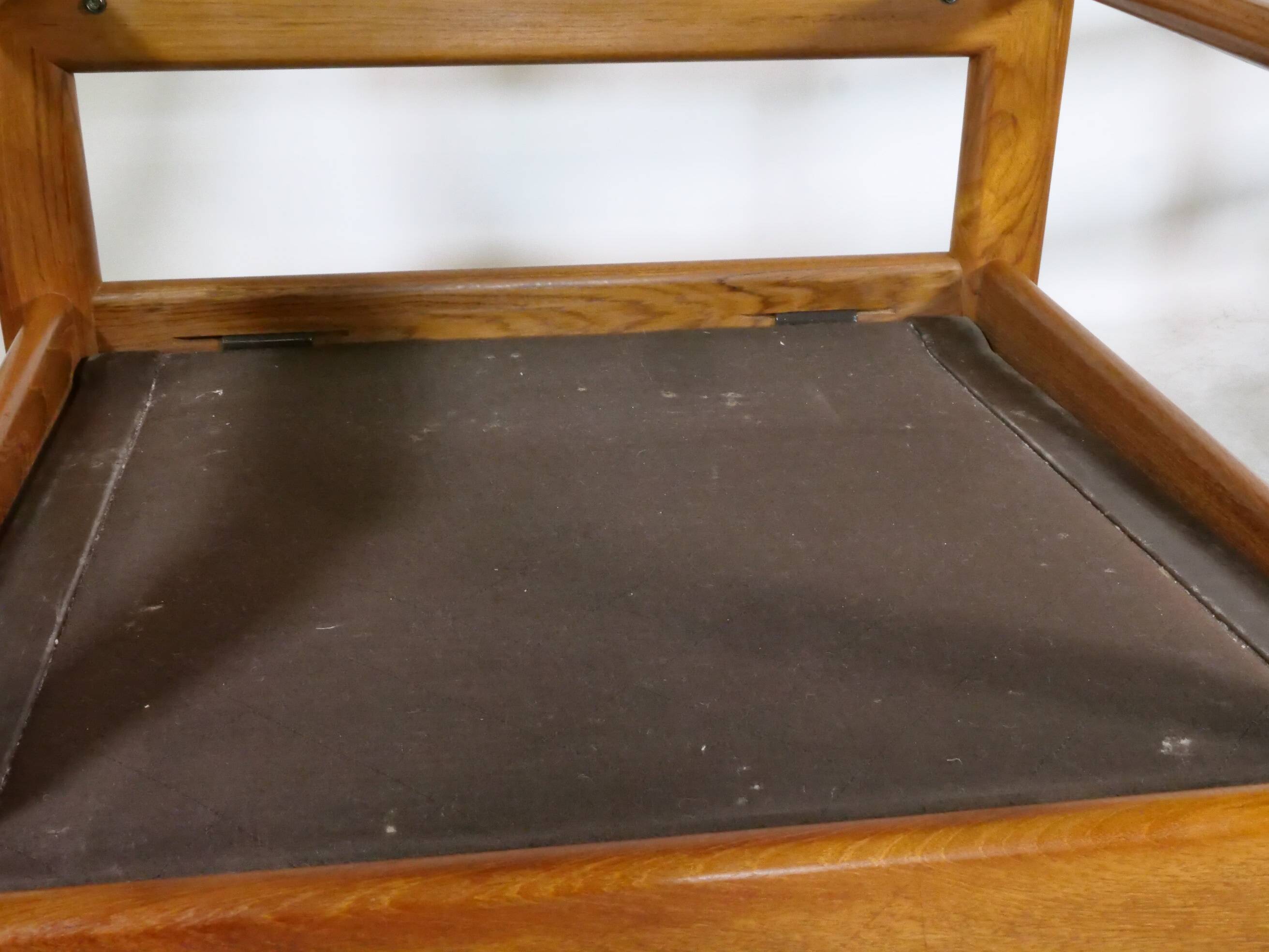 Teak Highback Lounge Chairs by L. Olsen & Søn, Set of 2, Denmark, 1960s