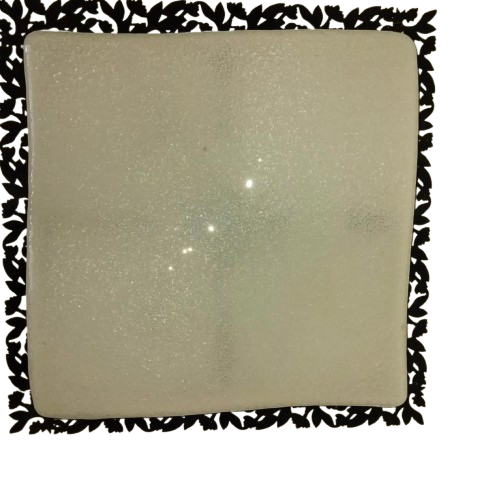 ARTELUCE square wall light in Murano glass and metal from the 70s/80s