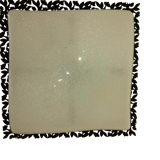 ARTELUCE square wall light in Murano glass and metal from the 70s/80s