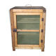 Small pantry cabinet in vintage wood mesh