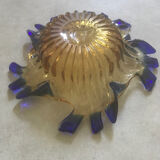 Blown glass fruit bowl
