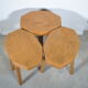 Lot de 3 Table d'appoint tripode 1960