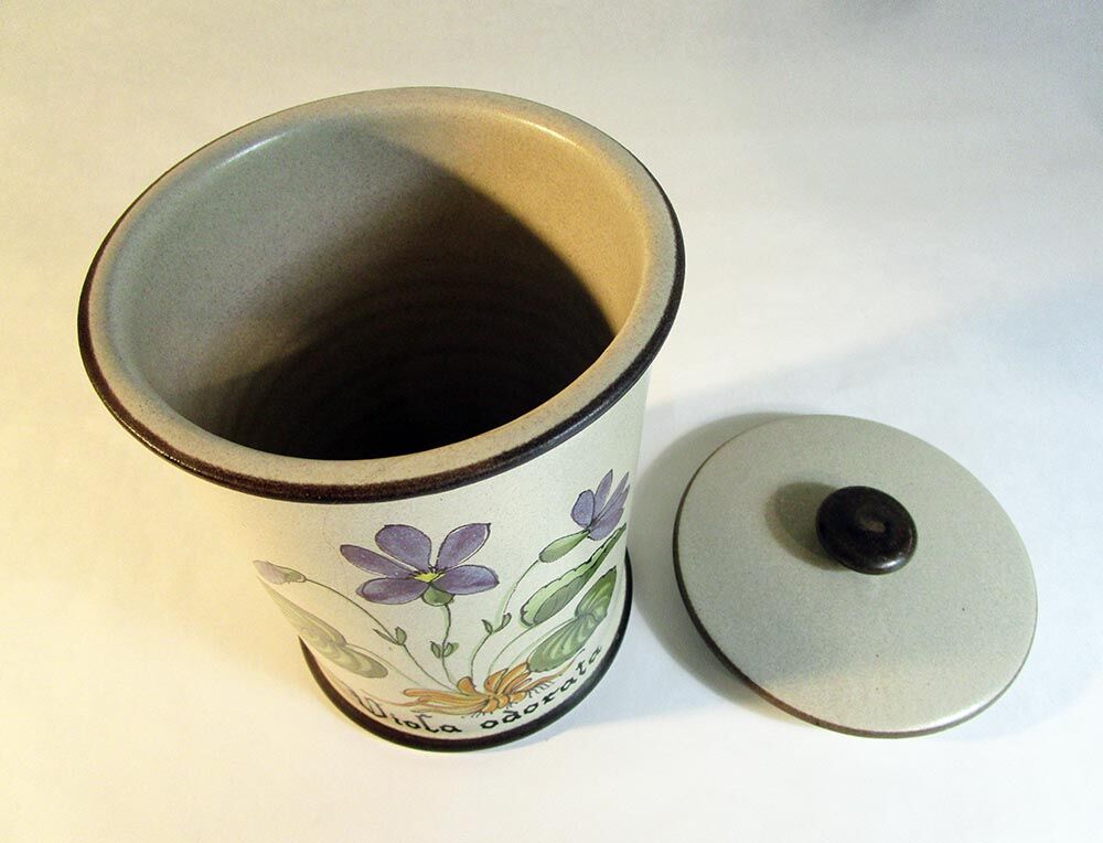 Pharmacy jar for violets