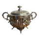 Sugar bowl, silver-plated bonbonnière, late 19th century.