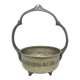Sugar bowl, Eclecticism, silver-plated brass, tin, Poland, 1930s