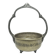 Sugar bowl, Eclecticism, silver-plated brass, tin, Poland, 1930s