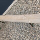 Old foldable bench of fair