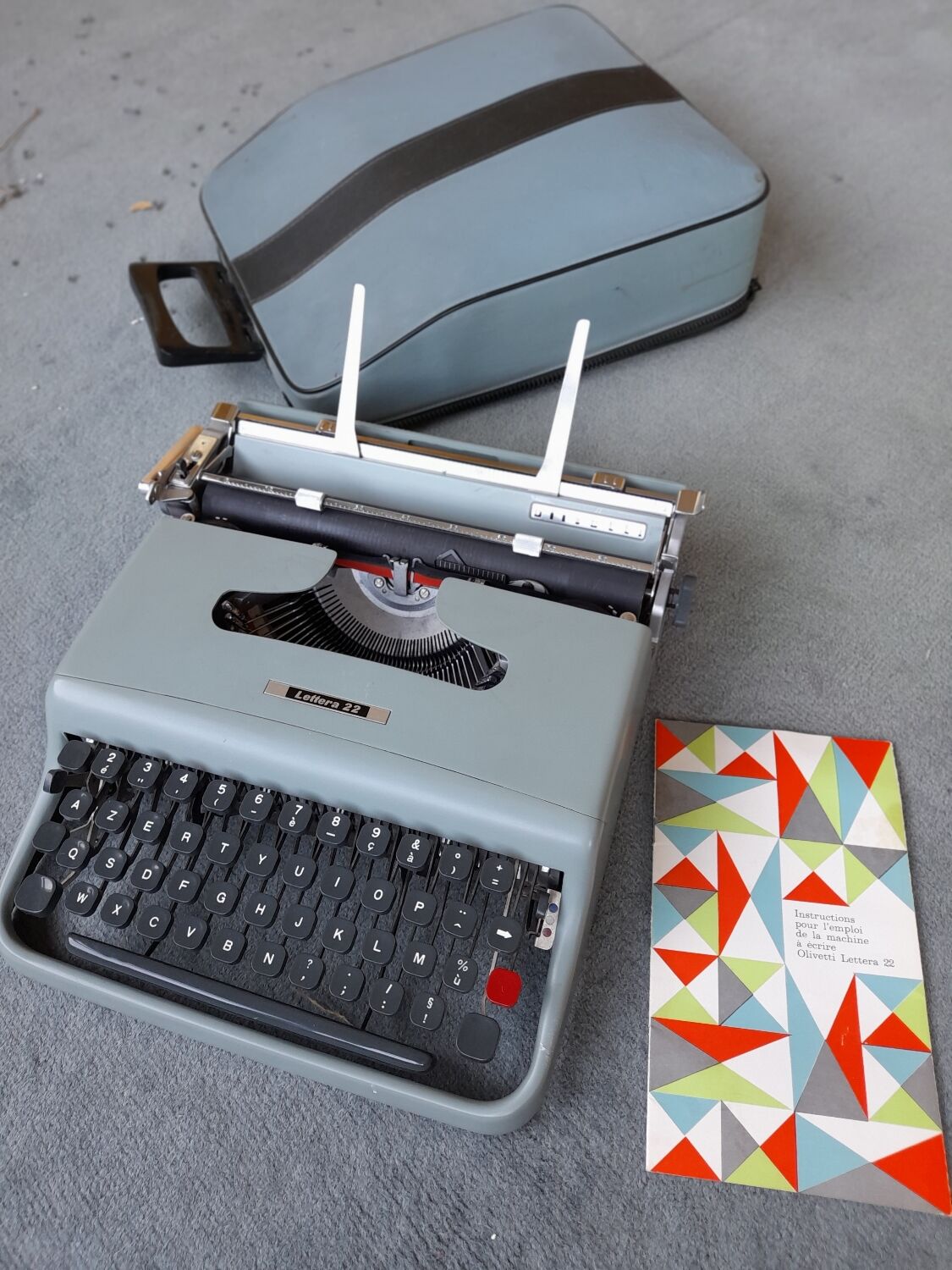 Machine à écrire vintage
