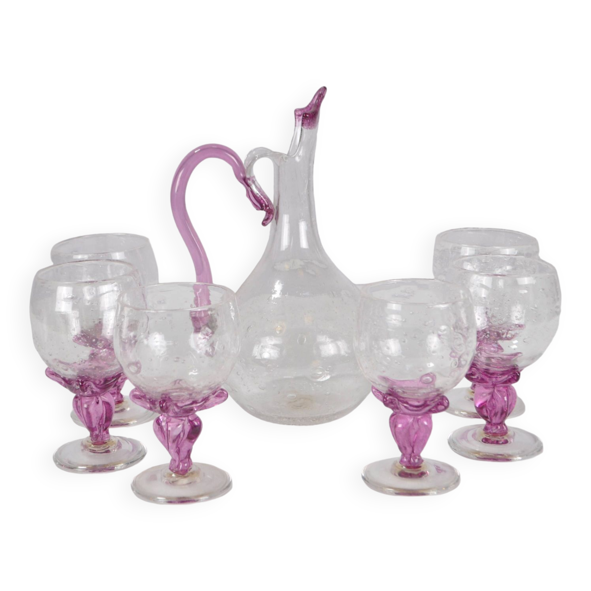 Service Biot 6 verres et carafe