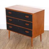 Vintage scandinavian teak chest of drawers