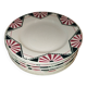 9 vintage dessert plates with Art Deco decor
