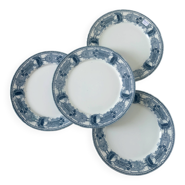 4 assiettes à dessert vintage de CM&C modèle Massena 220618