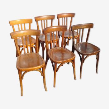 Set de 6 chaises bistrot fischel