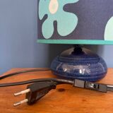 Vintage blue table lamp