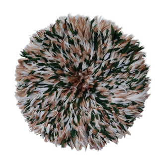 Juju hat speckled beige white and green of 80 cm