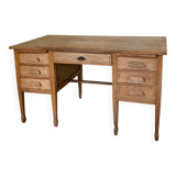American desk in raw wood