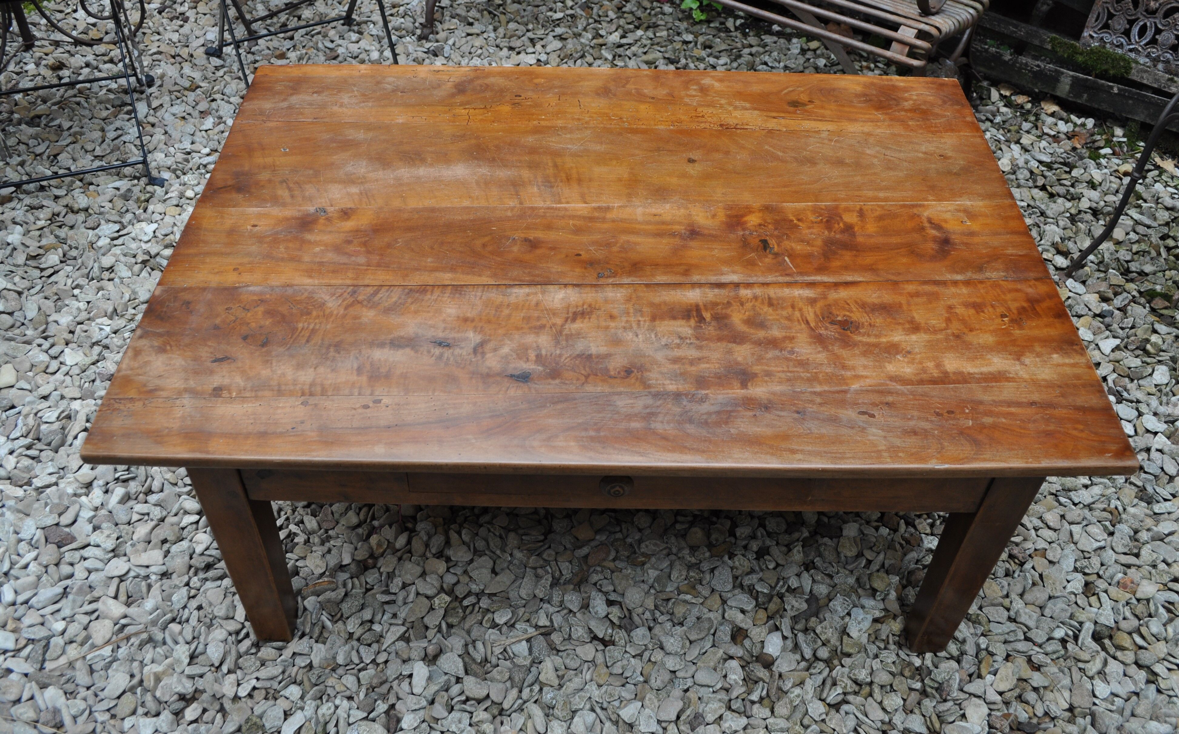 Wooden coffee table