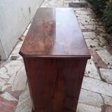 Commode style Louis Philippe en noyer