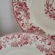 Gien ceramic flat plates. Collection "Bouquets de roses"