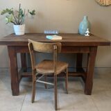 Vintage solid wood farmhouse table.