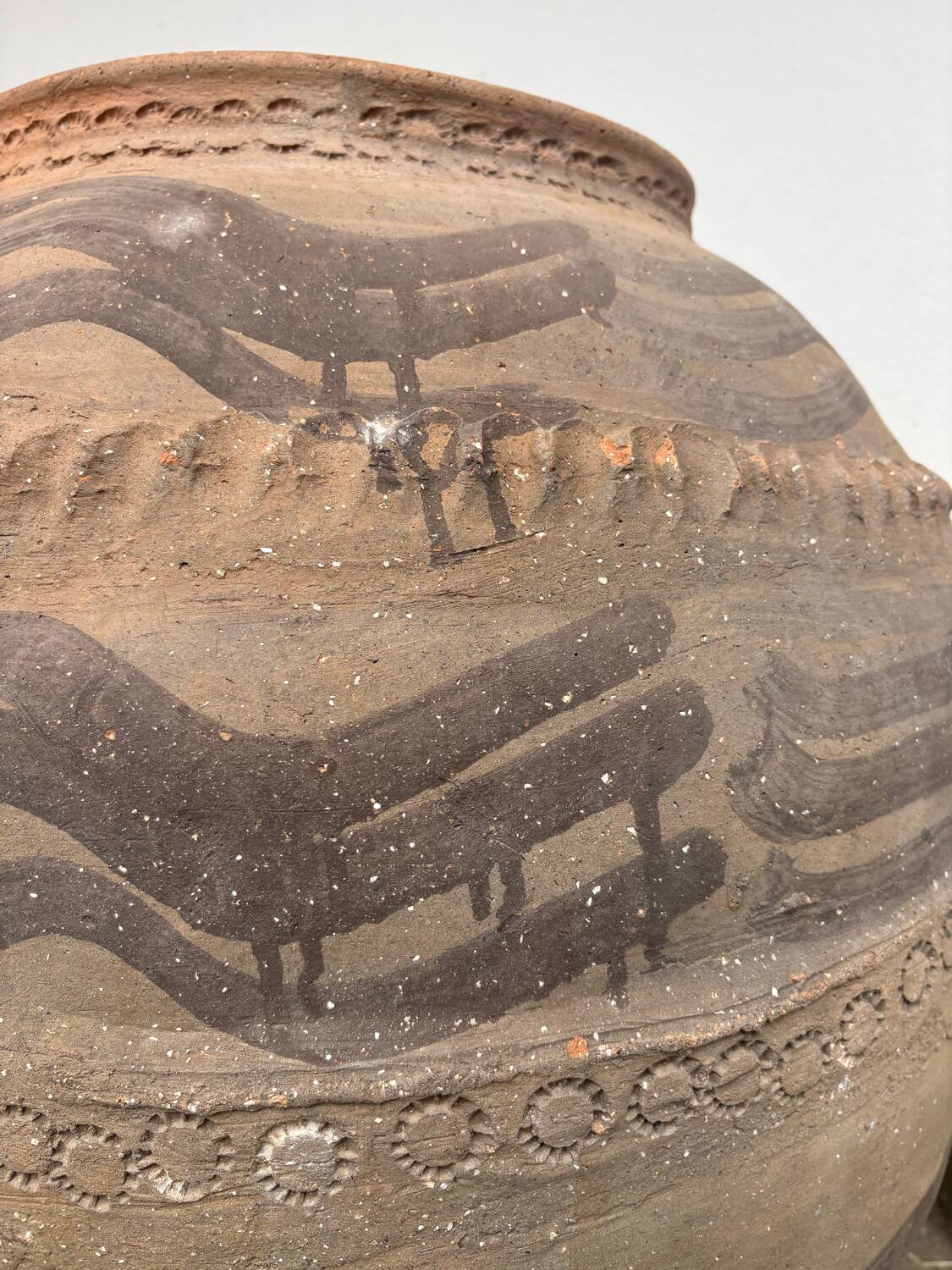 Spanish oil jar, Tinaja, 18th century.