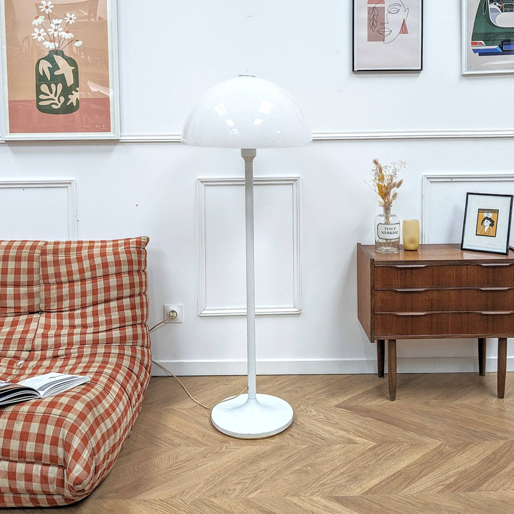Mushroom floor lamp by Knud Christensen