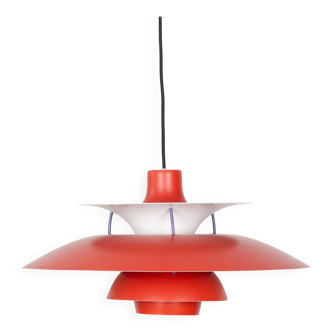 Danish vintage pendant lamp PH 5 proj. Poul Henningsen, Louis Poulsen, 1958