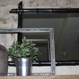 Former mirror wooden way bamboo 86 x 66 cm