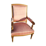 Fauteuil en noyer blond du XlXème siecle
