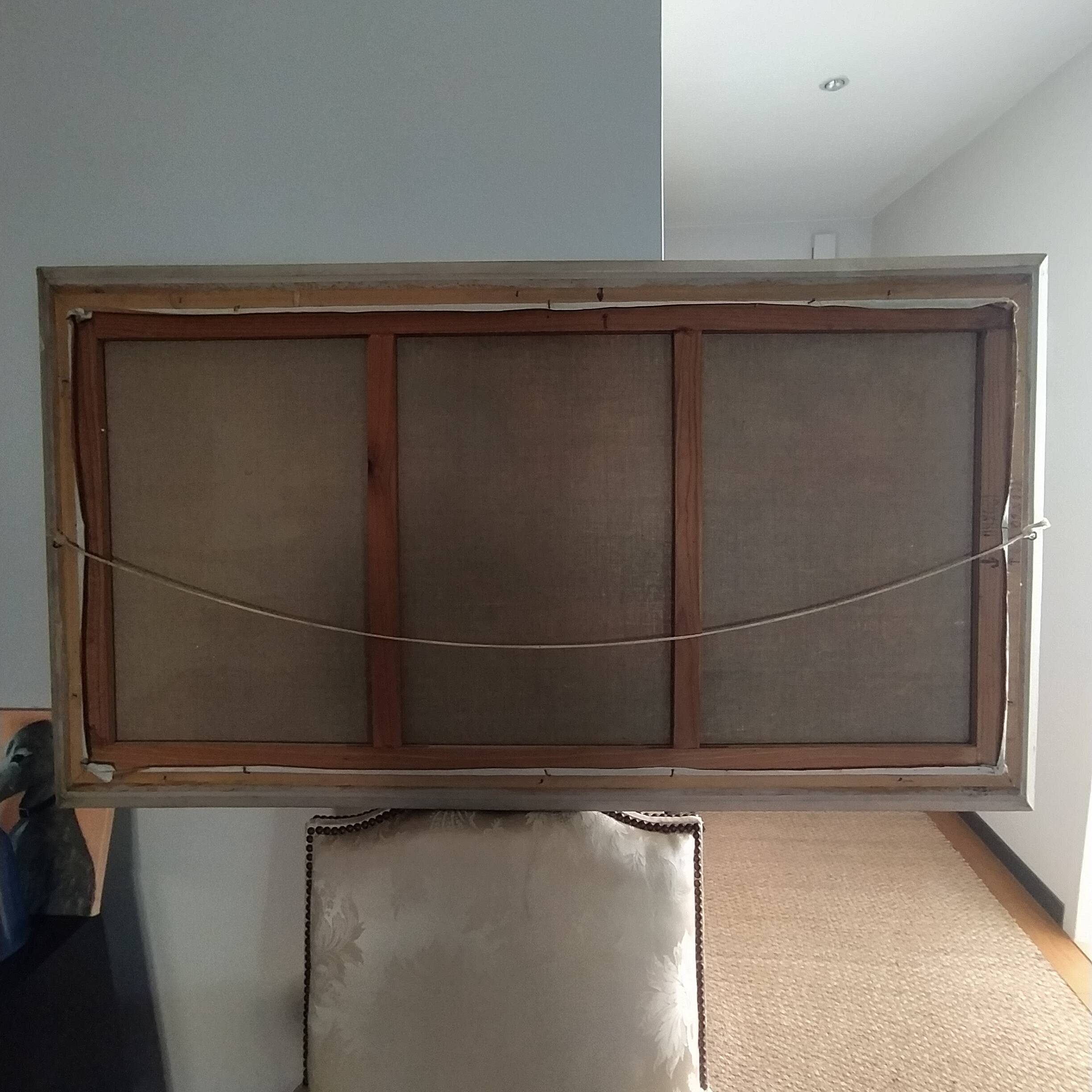 Oil on canvas sunset in the Mediterranean JD Garat 20th century