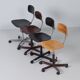 Kevi office chairs by Jørgen Rasmussen for KEVI A·S, set of 4, 1970s – Adjustable