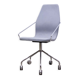 Skandiform aeon roller chair in grey fabric